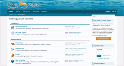 Desktop Screenshot of livingreefs.com